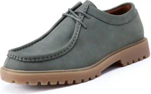 Allthemen Schnürschuh Herren casual Halbschuh in einfaches Aussehen Lederschuhe