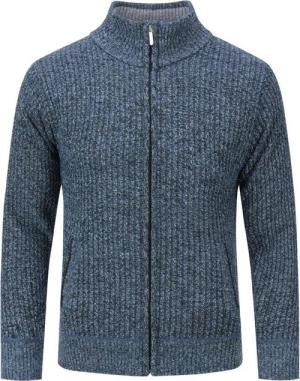 Allthemen Strickjacke mit Stehkragen Herren klassischer Cardigan