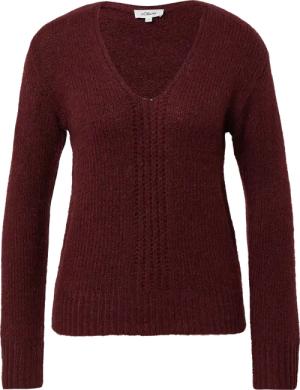 Alpakamixpullover mit Strickmuster