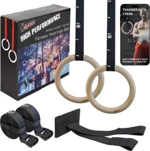 ALPIDEX Turnring ALPIDEX Holzringe Trainingsringe