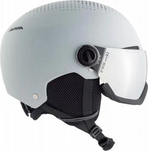 Alpina Sports Skihelm Alpina Arber Visor Q-Lite Skihelm Snowboardhelm grey matt A9228