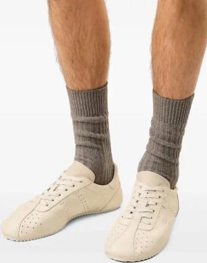 AMI Paris Low-Top Sneaker - Sneakers Ivory - Gr. 36 (EU) - in Weiß - für Damen