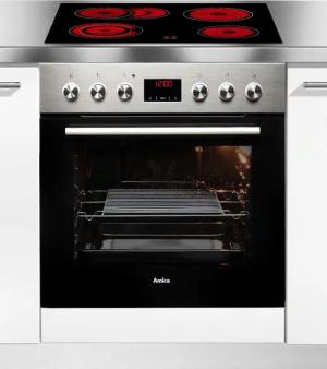 Amica Elektro-Herd-Set "EHC 933 333 E" Steam Clean Herd+Kochfeld elektrisch, Zuverlässiger Kochkomfort für den täglichen Küchenalltag