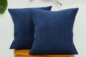 Amilian Dekokissen 2er Set Kissen - Zierkissen - Sofakissen mit Füllung und Kissenbezug, (2 Stück), Kopfkissen, Kuschelkissen, Couchkissen mit Kissenfüllung