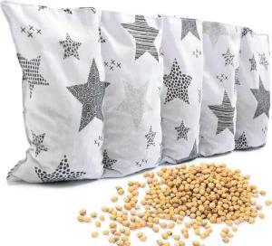 Amilian Kirschkernkissen für Mikrowelle - Kirschkernkissen Nacken Schulter - 55x20 cm, Wärmekompresse - Wärmekissen - Kältekissen, Wärmekompresse, Füllung: 100% Kirschkerne - Bezug: 100% Baumwolle