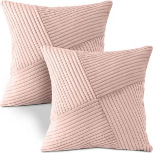 Amilian Kissenbezüge - 2er Set Kissenhüllen - Kissenbezug - Zierkissenbezüge, (2 Stück), 40x40 cm, Kissenhülle für Sofakissen, Dekokissen, Zierkissen, Kissen