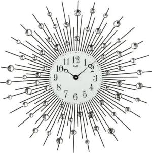 AMS Wanduhr 9380 (Quarzuhr,Wohnzimmer,Esszimmer,Küche,Arbeitszimmer,Büro,Flur)