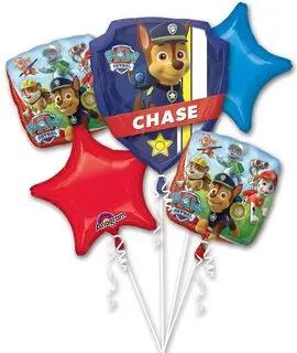 AMSCAN 3272301 Bouquet "Paw Patrol " 5 Folienballons