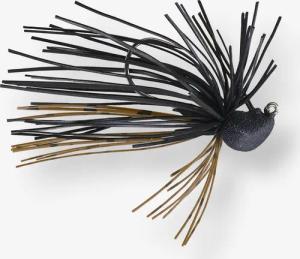 Angelköder Micro Rubber Jig Wolfram Black