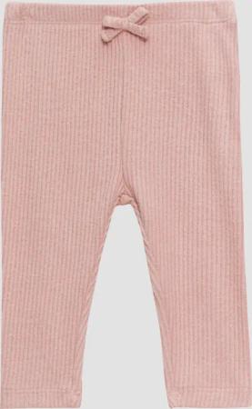 Angeraute Leggings mit Rippstruktur