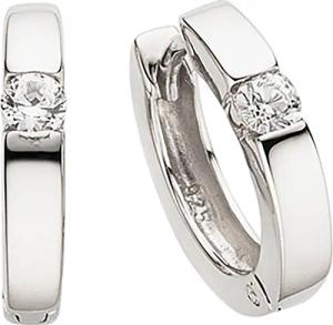 Aniston JEWELRY & WATCHES Paar Creolen Schmuck Geschenk Silber 925 Klappcreole, mit Zirkonia (synth)