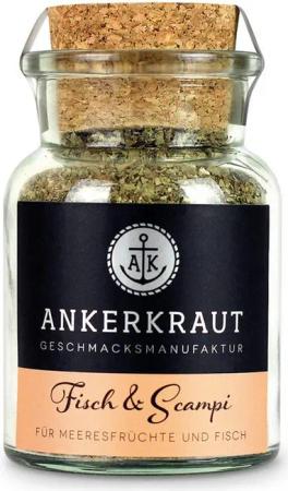 Ankerkraut Gewürz Fisch & Scampi, Fisch & Scampi, 70g im Korkenglas