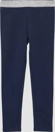 Ankle-Leggings mit Glitzerbund