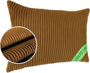 ANRO Dekokissen Kissenhülle MIT oder OHNE Füllung Kissenbezug Zierkissen, Kissenhülle in 30x50cm ohne Füllung Senf