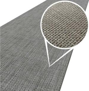 ANRO Küchenläufer Hochwertig Outdoorläufer Teppich TATAMI Läufermatte, Eckig, Höhe: 3 mm, Rattanoptik