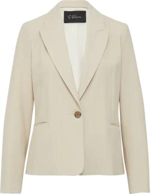 Antaillierter Blazer aus Waffel-Piqué