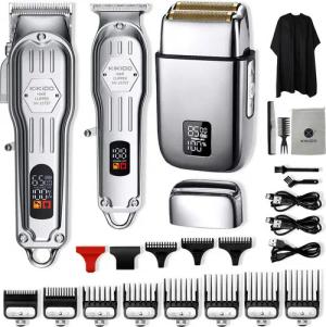 ANYSUN Haarschneider Profi Haar- und Bartschneider Elektrisch Haarschneidemaschine Set, Rasierer Elektrisch & Bartschneider Kit Haartrimmer Herren, Akku/Netz