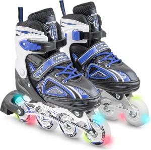 Apollo Super Blade LED ABEC7 Inlineskates für Kinder verstellbar