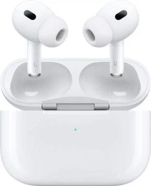 Apple AirPods Pro (2. Gen. 2023) mit MagSafe Case (USB-C) In-Ear-Kopfhörer (Active Noise Cancelling (ANC), Freisprechfunktion, Transparenzmodus, kompatibel mit Siri, Siri, Bluetooth)