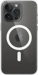 Apple Clear Case mit MagSafe Handy-Cover für Apple iPhone 15 Pro Max schwarz