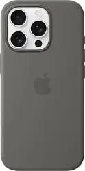 Apple Silikon Case Handy-Cover für Apple iPhone 16 Pro stein