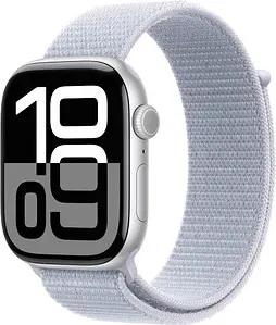 Apple Watch Series 10 46 mm Aluminium (GPS+Cellular) Sport Loop  blaue Wolke, silber