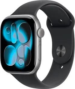 Apple Watch Series 11 46 mm Aluminium (GPS+Cellular) Sportarmband M/L  schwarz, space gray