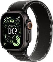 Apple Watch Ultra 3 Trail Armband S/M  schwarz, kohlegrau