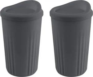 APS Becher TO GO, Kunststoff, Ø 8,5 cm, Inhalt 400 ml, 2-teilig