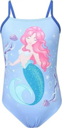 Aquarti Badeanzug Aquarti Mädchen Badeanzug mit Spaghettiträgern Streifen