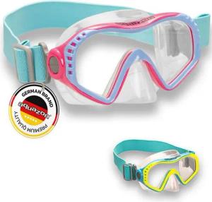 AQUAZON Taucherbrille STARFISH Kinder Schnorchelbrille 7-12 Jahre mit Textil Kopfband