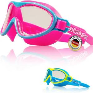AQUAZON Taucherbrille WAVE Junior Kinder Schwimmbrille, Schnorchelbrille, 3-7 Jahre