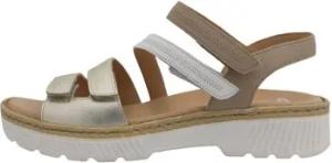 Ara  Sandalen Sandaletten Capri Sandalette platin sand weiß 12-39105-11