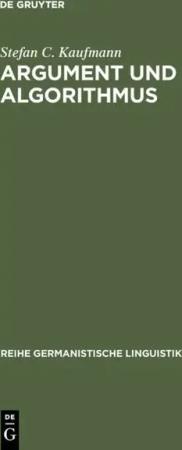 Argument und Algorithmus