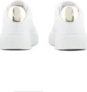 Armani Exchange Low-Top Sneaker - White Leather Sneakers - Gr. 40 (EU) - in Weiß - für Damen