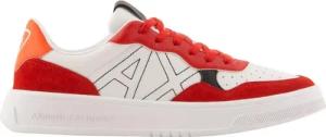 Armani Exchange - Sneaker für Herren (Weiß/Rot)
