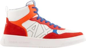 Armani Exchange - Sneaker für Herren (Weiß/Rot/Orange)