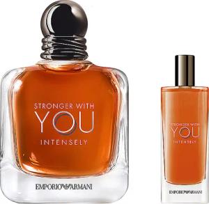ARMANI Geschenkset -  Stronger With You Intensely Set 100ml / 15ml