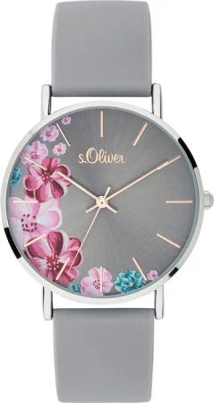 Armbanduhr mit Blüten-Deko