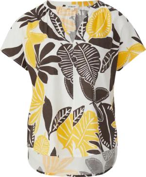 Ärmellose Bluse aus Leinenmix im Relaxed Fit