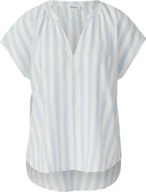 Ärmellose Bluse aus Leinenmix im Relaxed Fit