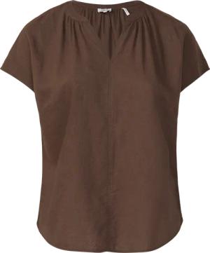 Ärmellose Bluse aus Leinenmix im Relaxed Fit