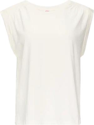 Ärmelloses Flammgarnshirt mit Smok-Details