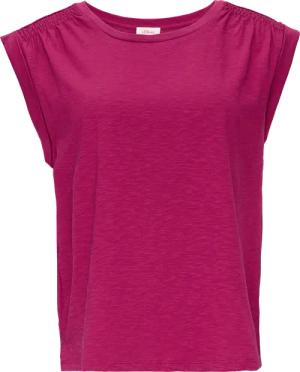 Ärmelloses Flammgarnshirt mit Smok-Details