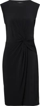 Ärmelloses Jersey-Kleid mit Knoten-Detail und Leo-Print