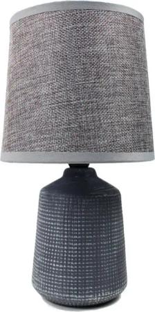 Arnusa Tischleuchte Tischlampe aus Keramik in Beton-Optik Grau 15x30cm, Ein-/Ausschalter, ohne Leuchtmittel