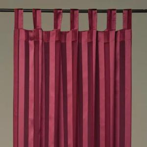 Arsvita Vorhang, Schlaufen, halbtransparent, Voile, Halbtransparenter Dekoschal mit Streifen, in vielen Größen und Farben
