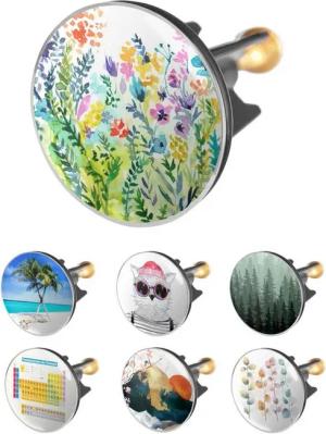 Arteneur Waschbeckenstöpsel, ⌀ 4 cm, 100% wasserdicht, extra schwerer Messingkern, hochwertig