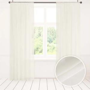 Asphald Gardine auf Maß Stores Warmweiss Voile Vorhang Kräuselband Universalband (1 St), Kräuselband, transparent