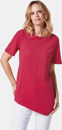 Asymmetrisches Shirt - rot - Gr. 22 von Goldner Fashion